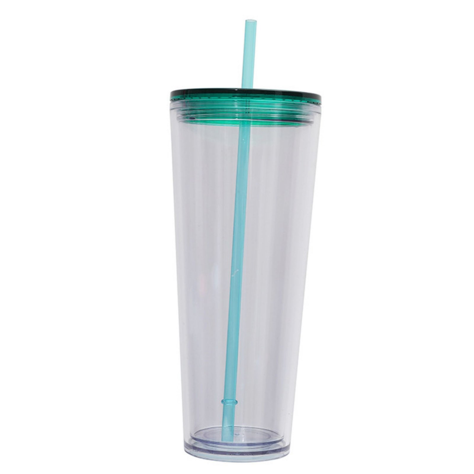 26Oz Fashion Double Layer Straw Cup Item No#20508 - Image 2