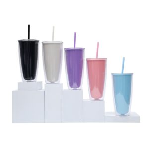 24Oz Minimalist Large Capacity Straw Cup Item No#20510