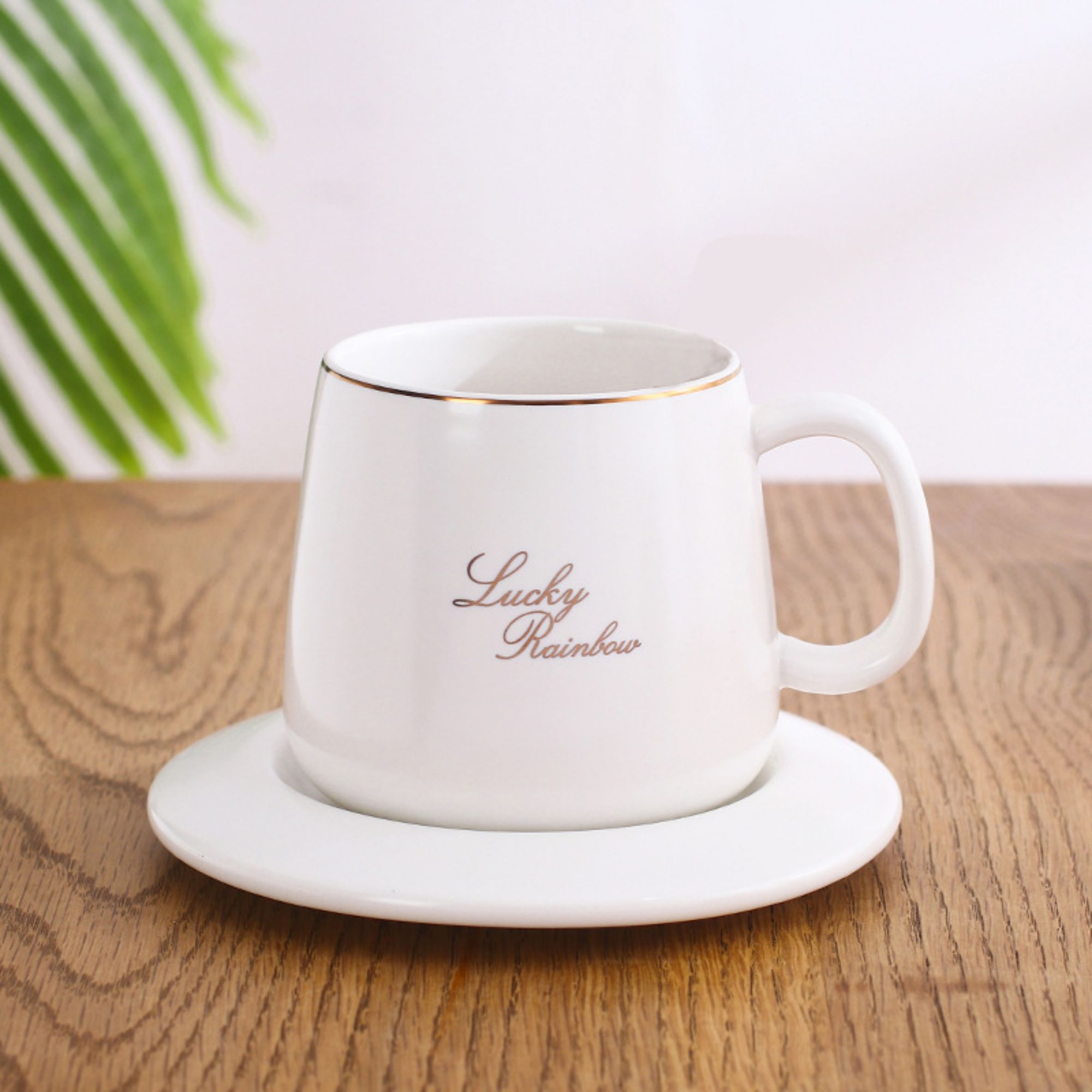 14Oz Ceramic Mug With Tray Item No#20544 - Image 4
