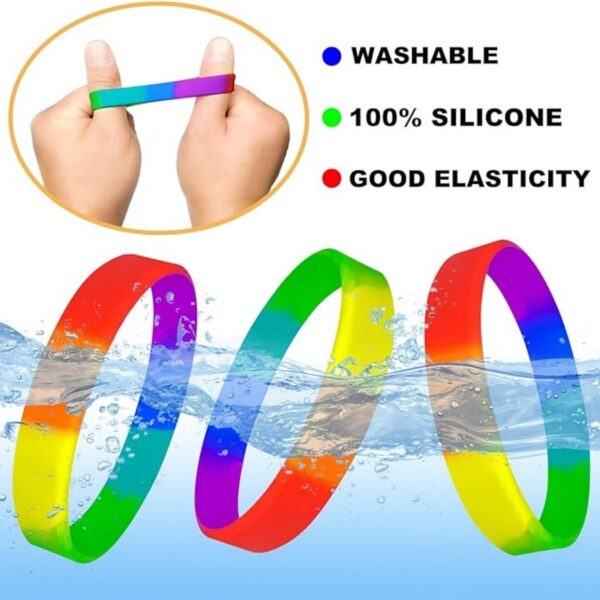 Colored Silicone Wristband Item No#20706 - Image 3