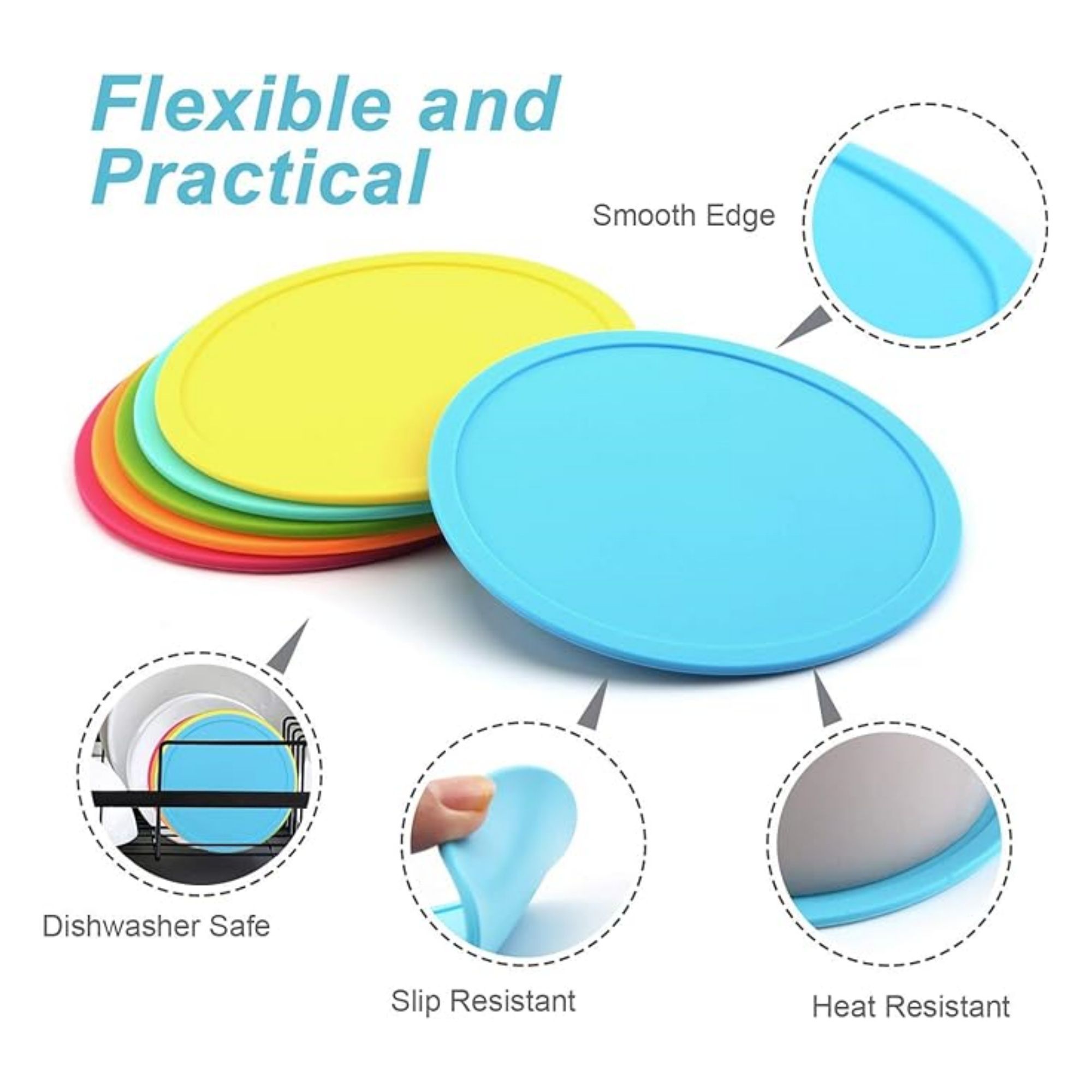 Silicone Coasters For Drinks Item No#20709 - Image 3
