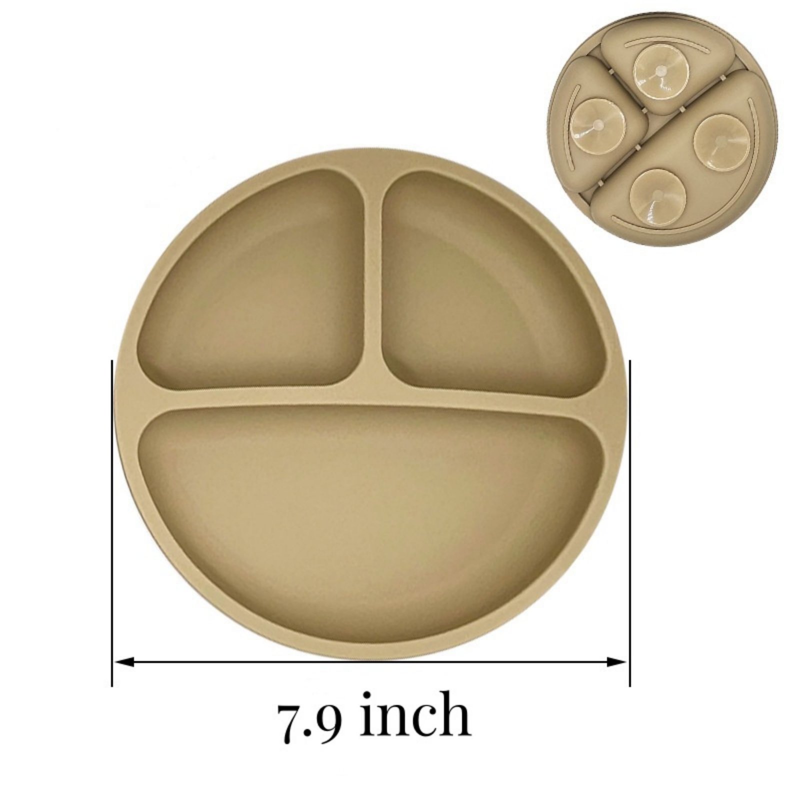 Silicone Baby Plates With Suction Item No#20710 - Image 2