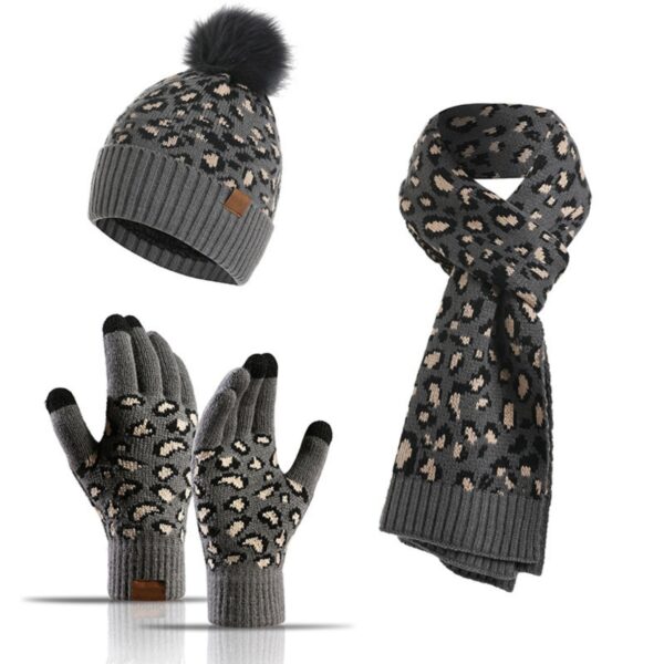 3 In 1 Winter Warm Set For Women Item No#20860 - Image 2