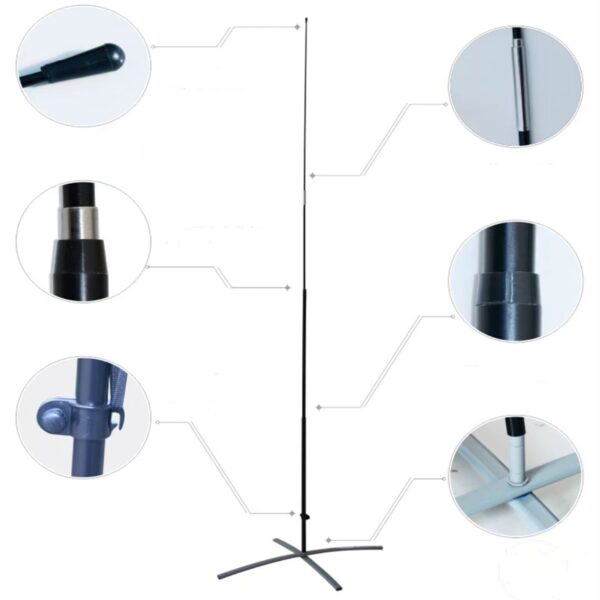 Drop-Shaped Advertising Flag With Pole Kit Item No#21123 - Image 2