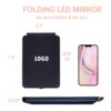 Small Makeup Mirror With Light Item No#21130 - Image 2