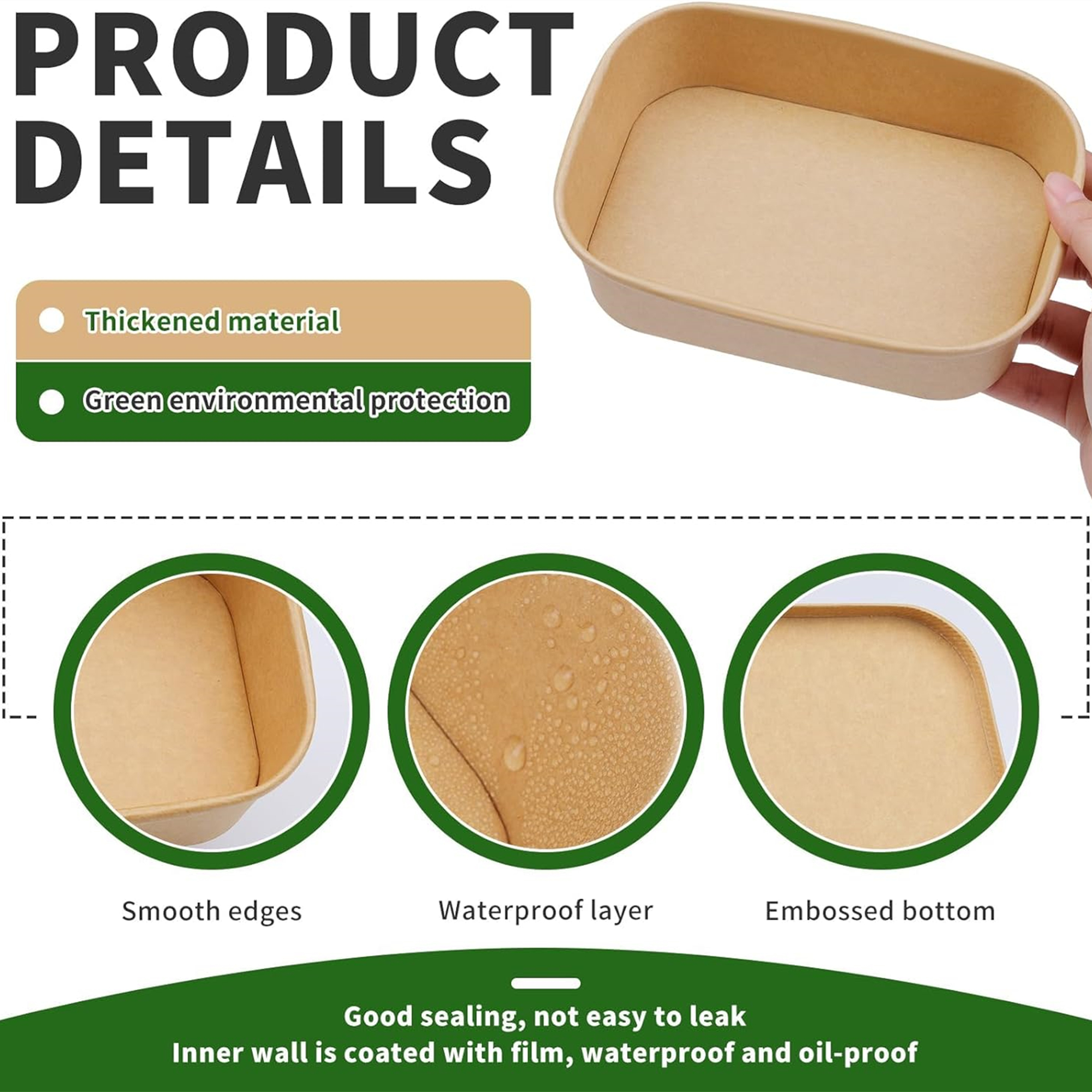 19Oz Disposable Paper Salad Containers Item No#21247 - Image 4