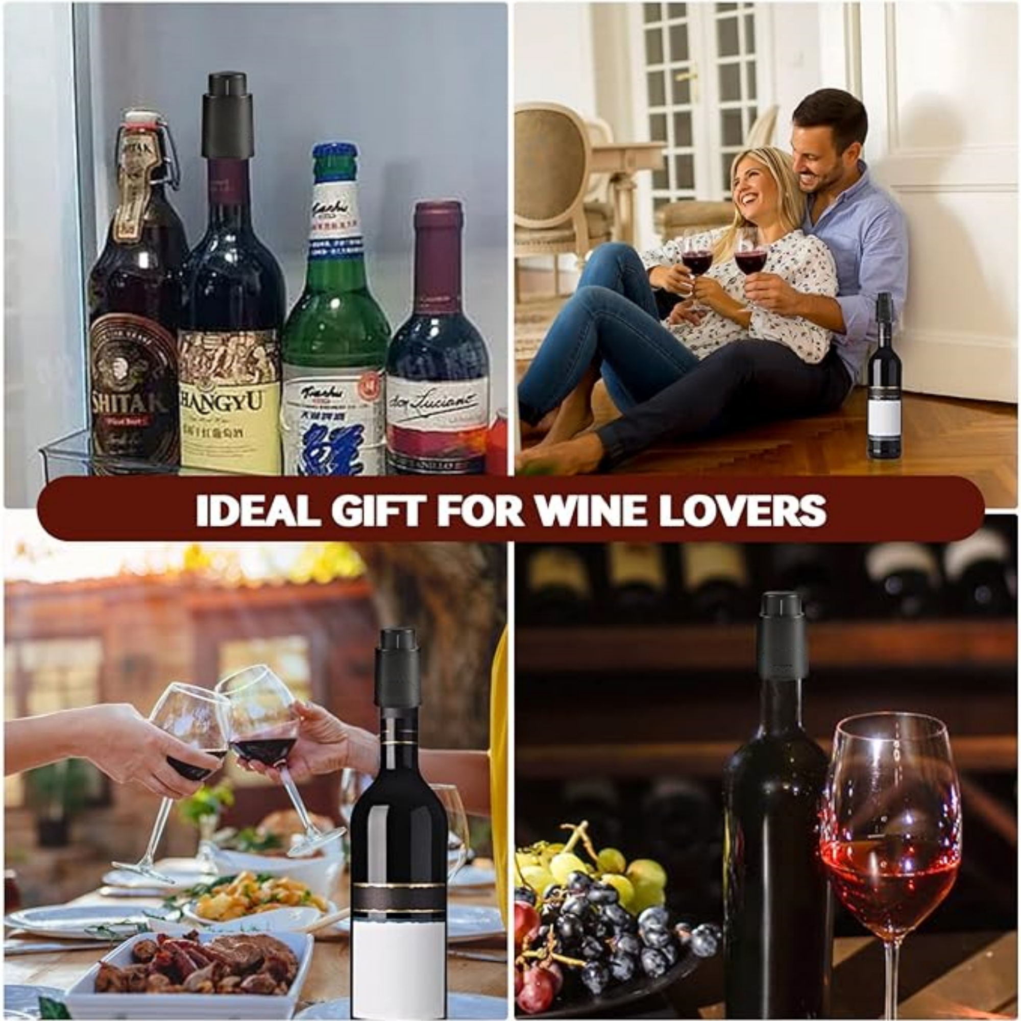 Real Vacuum Wine Stopper Item No#21306 - Image 5