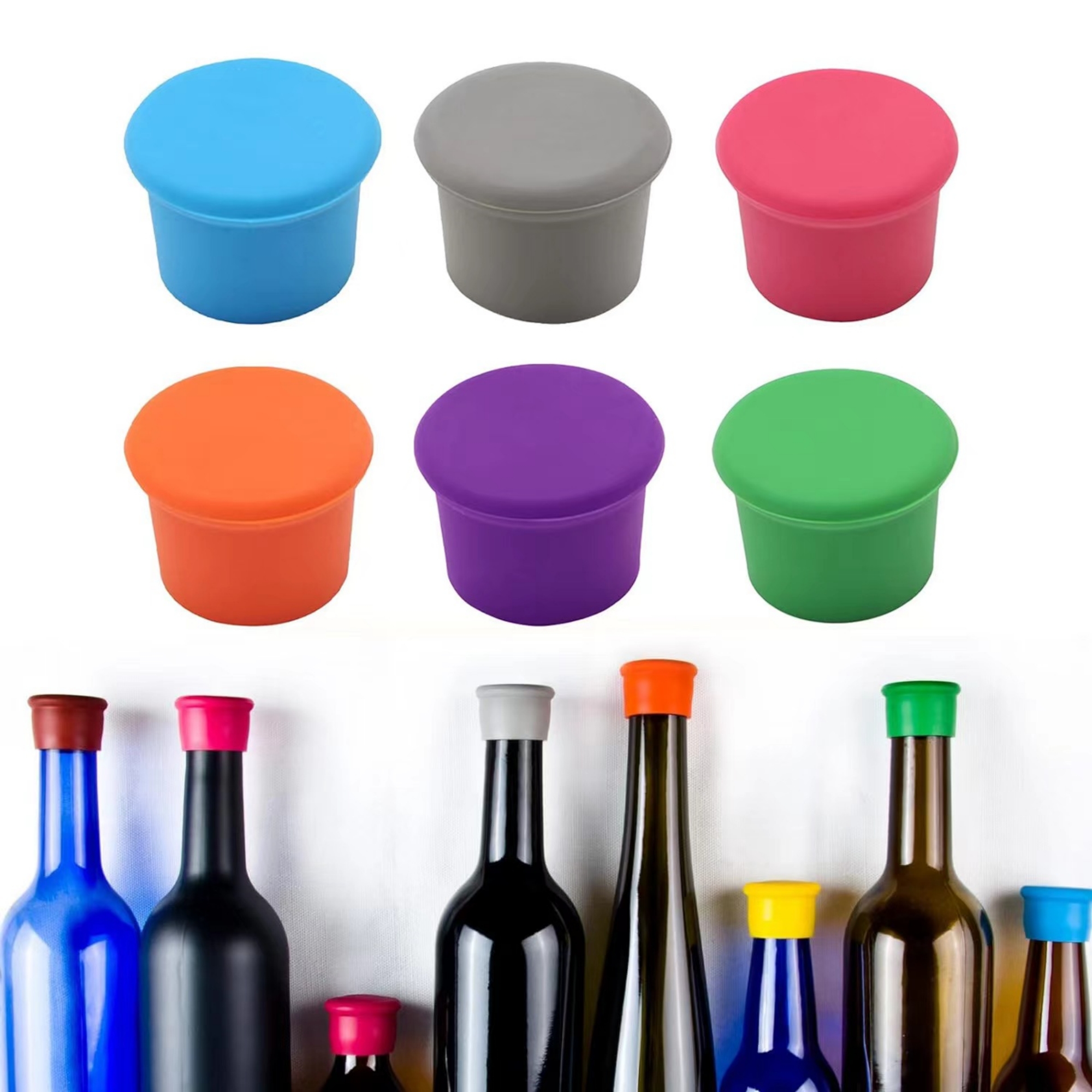 Silicone Wine Stopper Item No#21309 - Image 2