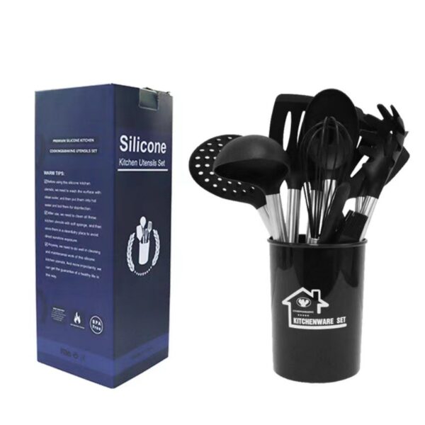 15 Pcs Silicone Kitchen Utensils Set Item No#21342 - Image 2