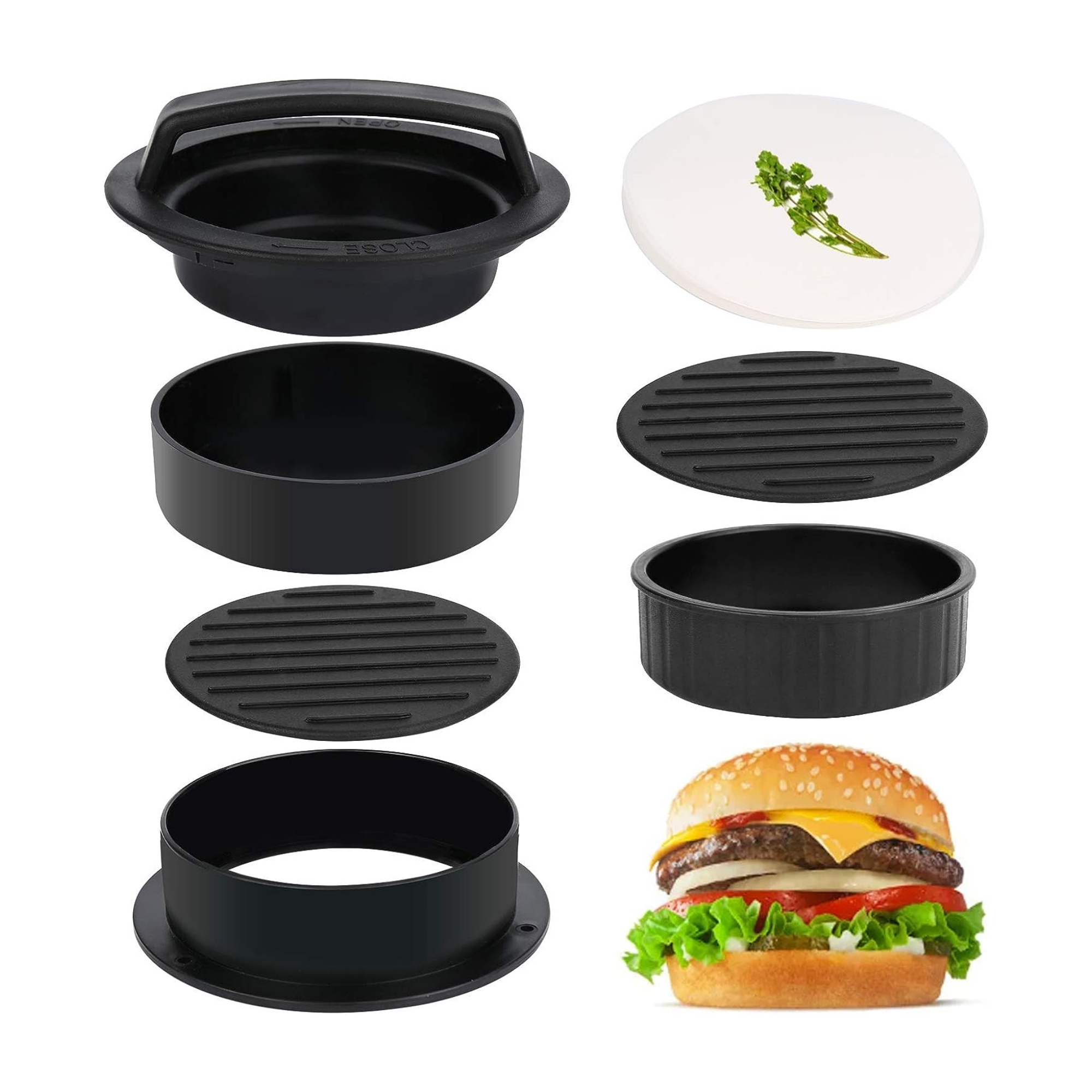 Hamburger Press Patty Maker Item No#21354 - Image 2