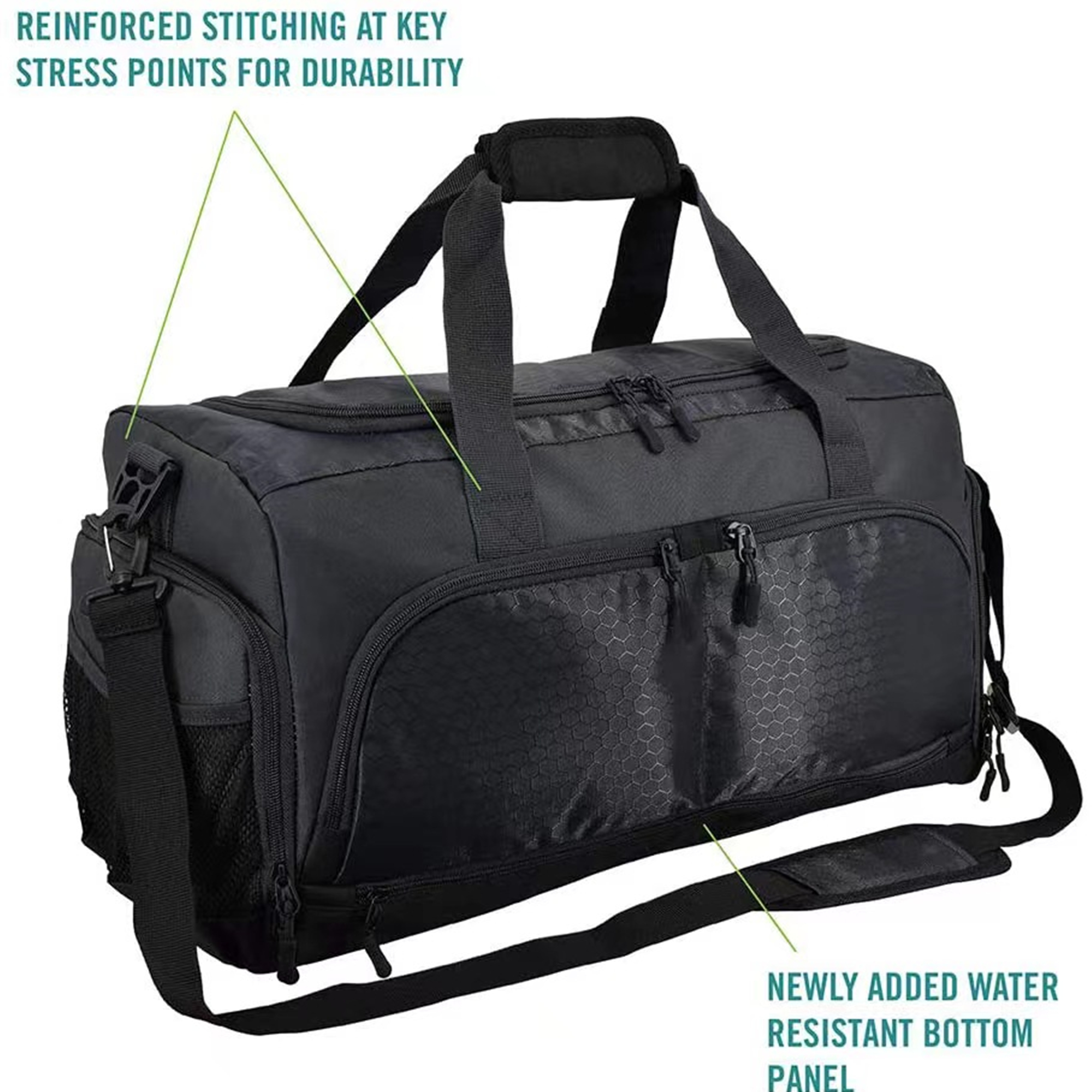 Mens Sports Gym Duffle Bag Item No#20326 - Image 3