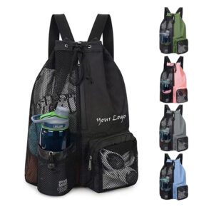 Mesh Drawstring Swim Backpack Item No#20333