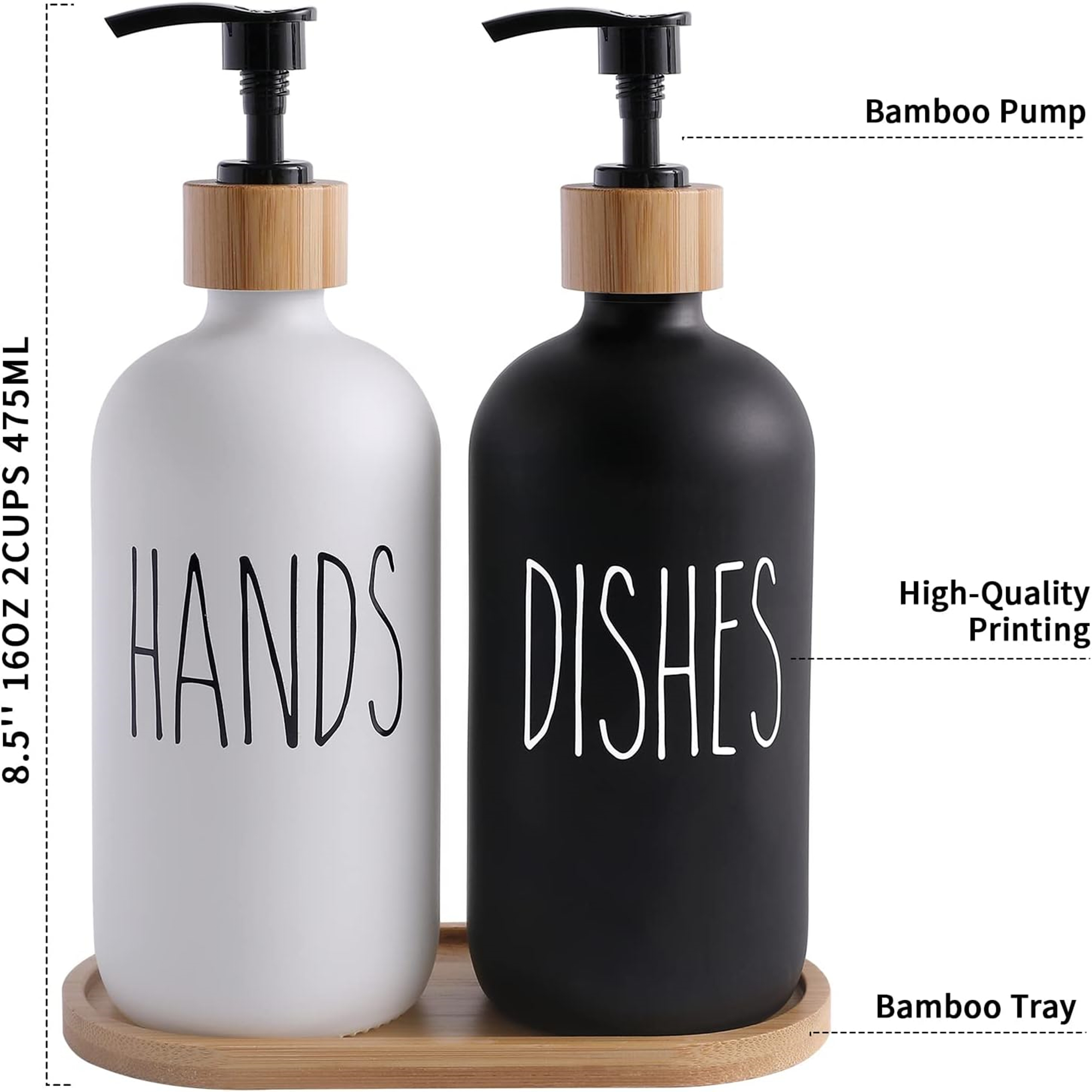 Hand Soap And Dish Soap Dispenser Sets Item No#20184 - Image 2
