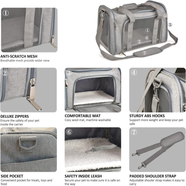 Pet Carrier With Handles For Dog Or Cat Item No#20003 - Image 3
