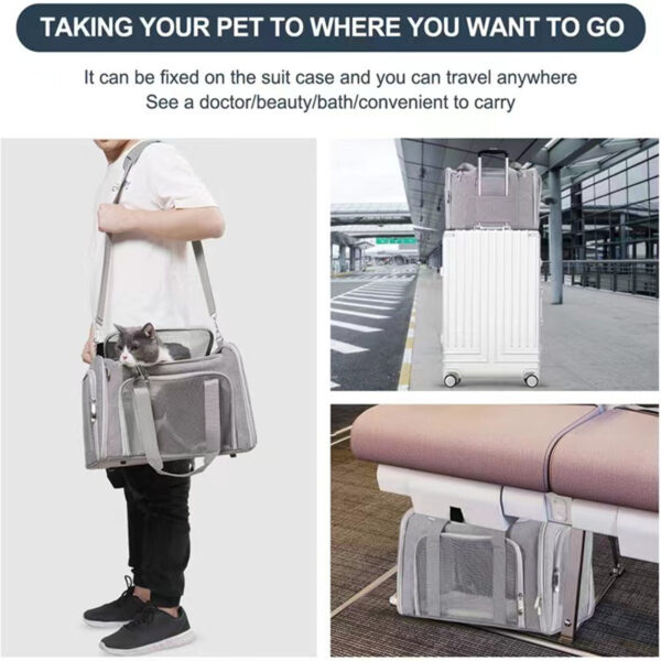 Pet Carrier With Handles For Dog Or Cat Item No#20003 - Image 4
