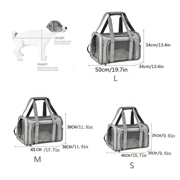Pet Carrier With Handles For Dog Or Cat Item No#20003 - Image 5