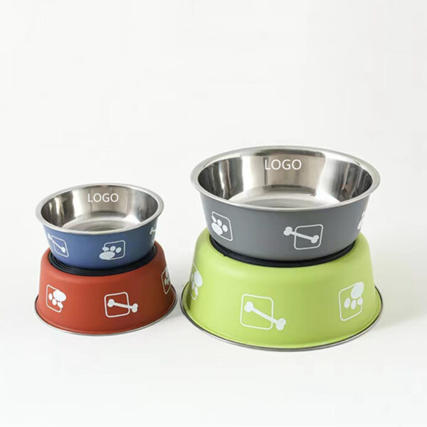 Stainless Steel Pet Food Water Bowl Item No#20011