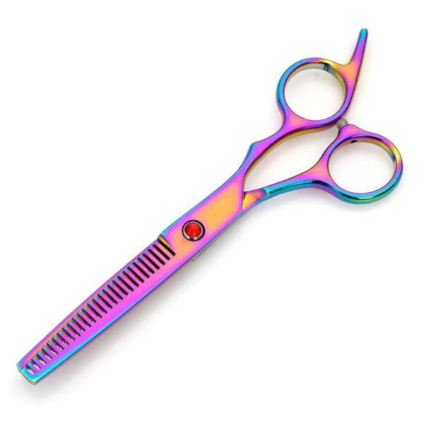 Rainbow Coated 6 In 1 Dog Grooming Scissors Set Item No#20022 - Image 3