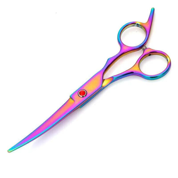 Rainbow Coated 6 In 1 Dog Grooming Scissors Set Item No#20022 - Image 4