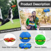 Pet Toy Flying Flat Throw Disc Ball For Dogs Item No#20025 - Image 5