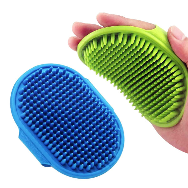Pet Shampoo Bath Brush With Rubber Comb Item No#20027