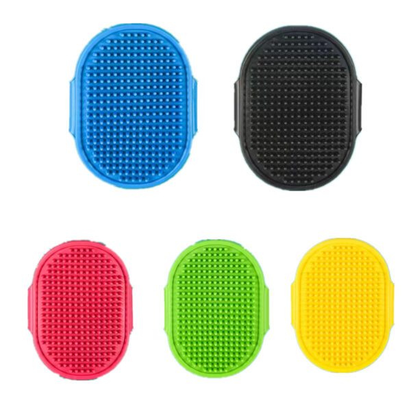 Pet Shampoo Bath Brush With Rubber Comb Item No#20027 - Image 4