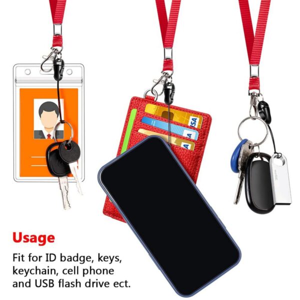 Neck Lanyard With Id Badge Holder Item No#20912 - Image 5