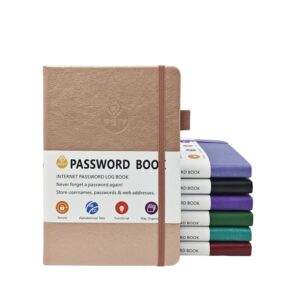 136 Pages Password Book With Alphabetical Tabs Item No#20590