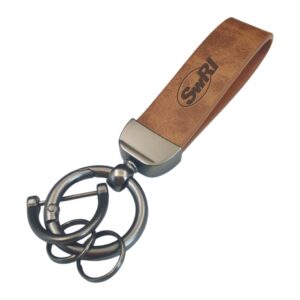 Leather Key Chain Holder With Anti-Lost D-Ring Item No#20616
