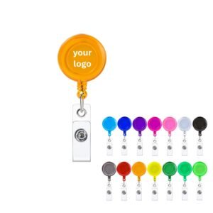 Candy Color Retractable Badge Reel Item No#21207