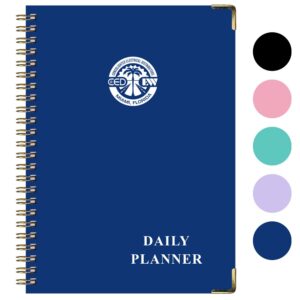 A5 Spiral Daily Planner With Paperboard Cover Item No#21378