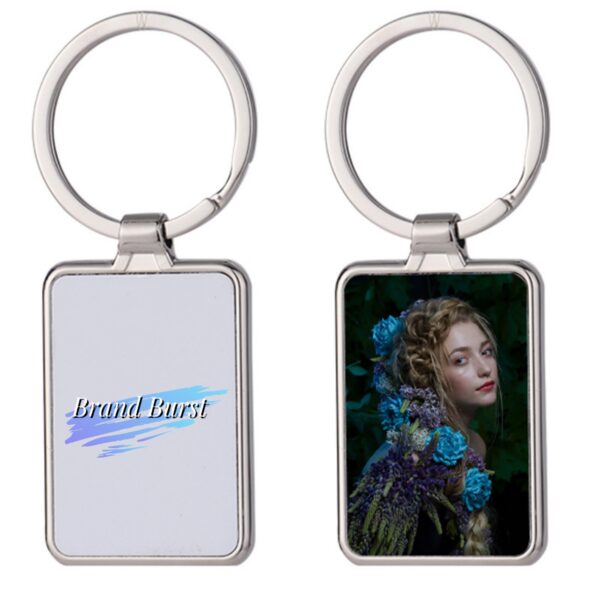 Metal Heat Transfer Keychain Square Item No#21538