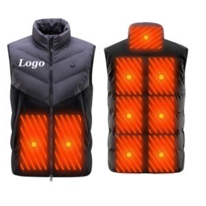 9 Zones Single Control Heated Vest For Men Item No#21557