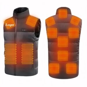 Color Blocking 15 Zones Dual Controls Heated Vest Item No#21560