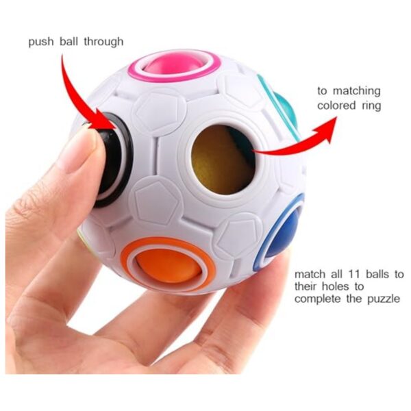 Original Rainbow Puzzle Ball Item No#21610 - Image 4