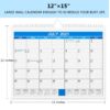 18 Months 15"*12" Wall Calendar From Jan 2025 To June 2026 Item No#22069 - Image 2