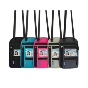 Neck Travel Wallets With Rfid Blocking Item No#22070