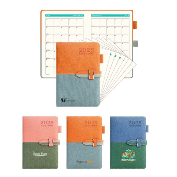 2025 Jan - Dec 5.8" X 8.4" A5 Daily Planner Item No#22187