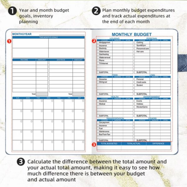 A5 Non-Dated Daily Planner Item No#22193 - Image 5