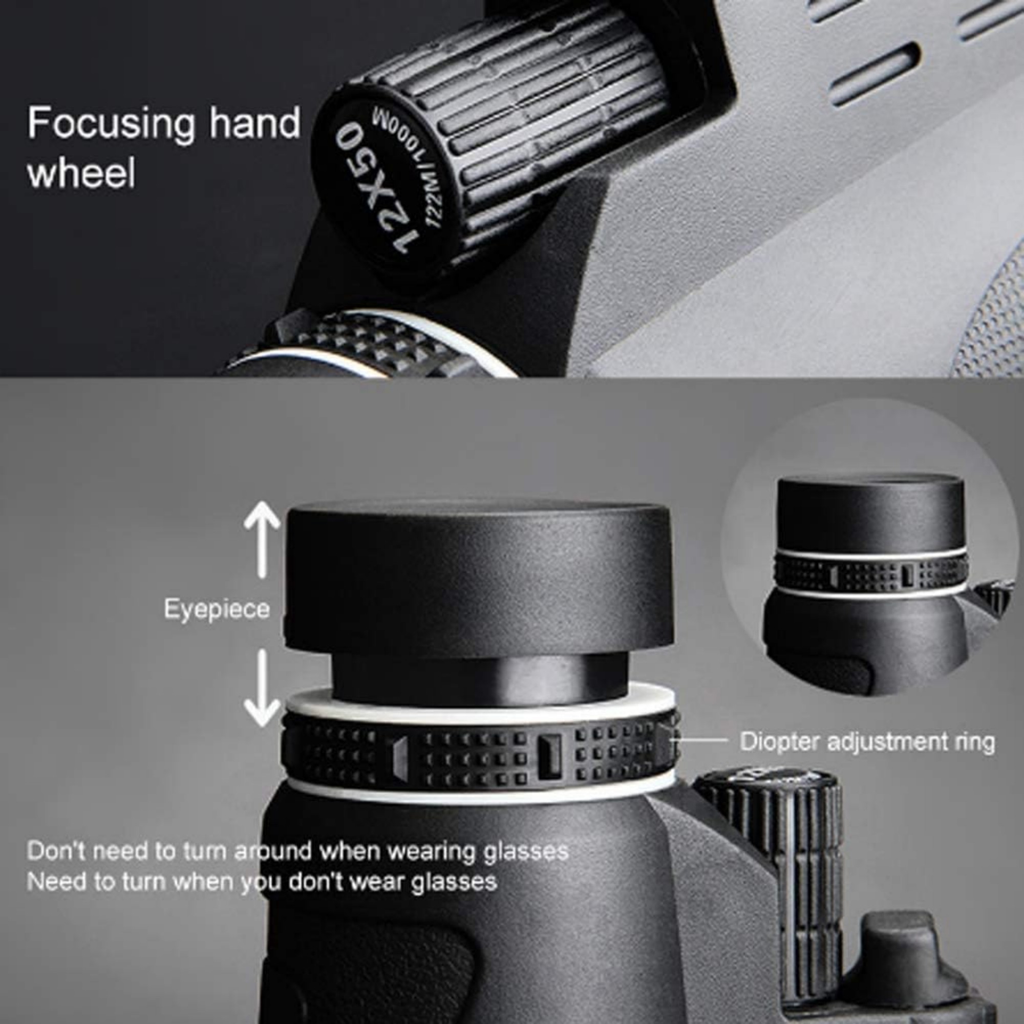 12 X 50 High Telescope Item No#22229 - Image 5