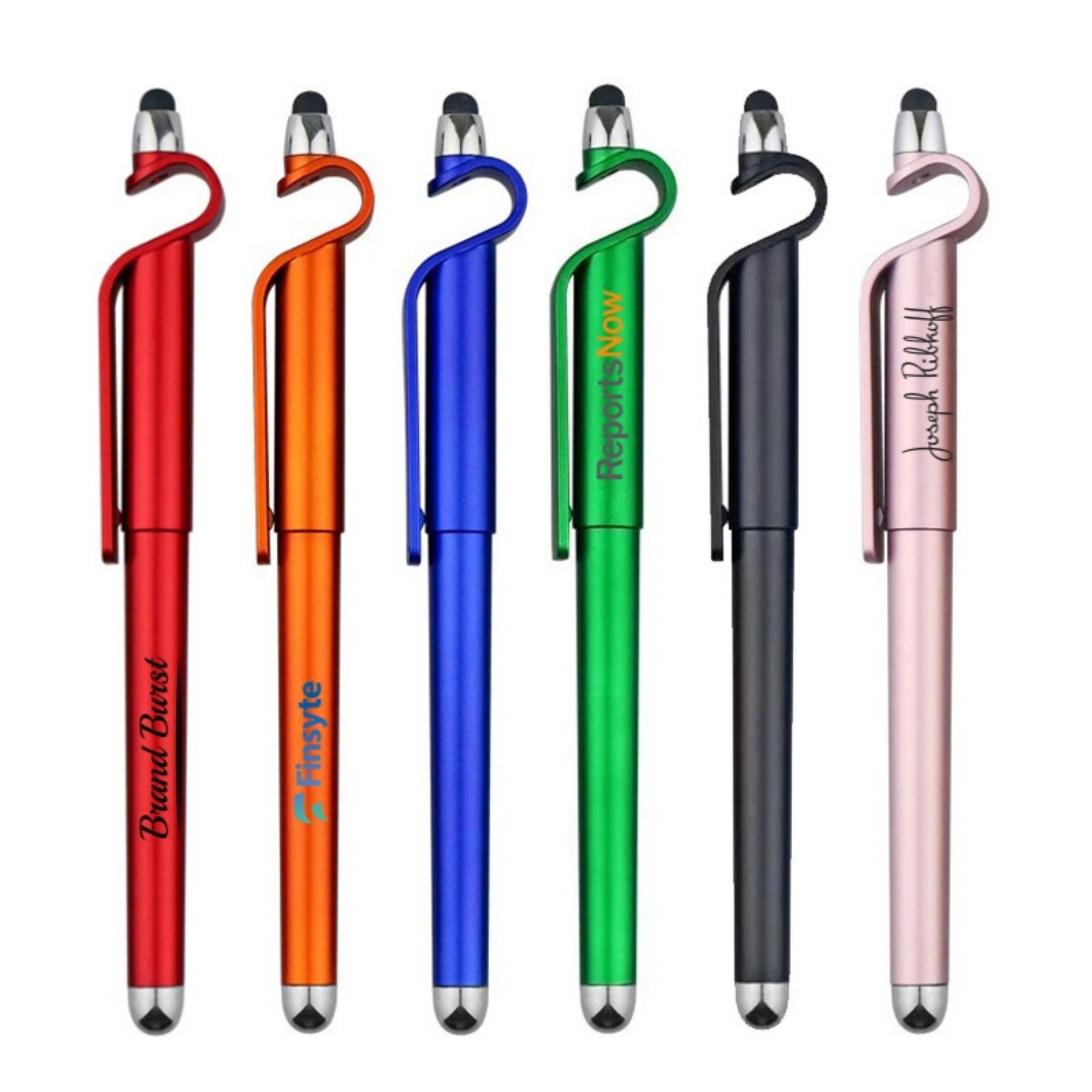 Multifunctional 3 In 1 Phone Holder Capacitive Stylus Ballpoint Pens Item No#22243