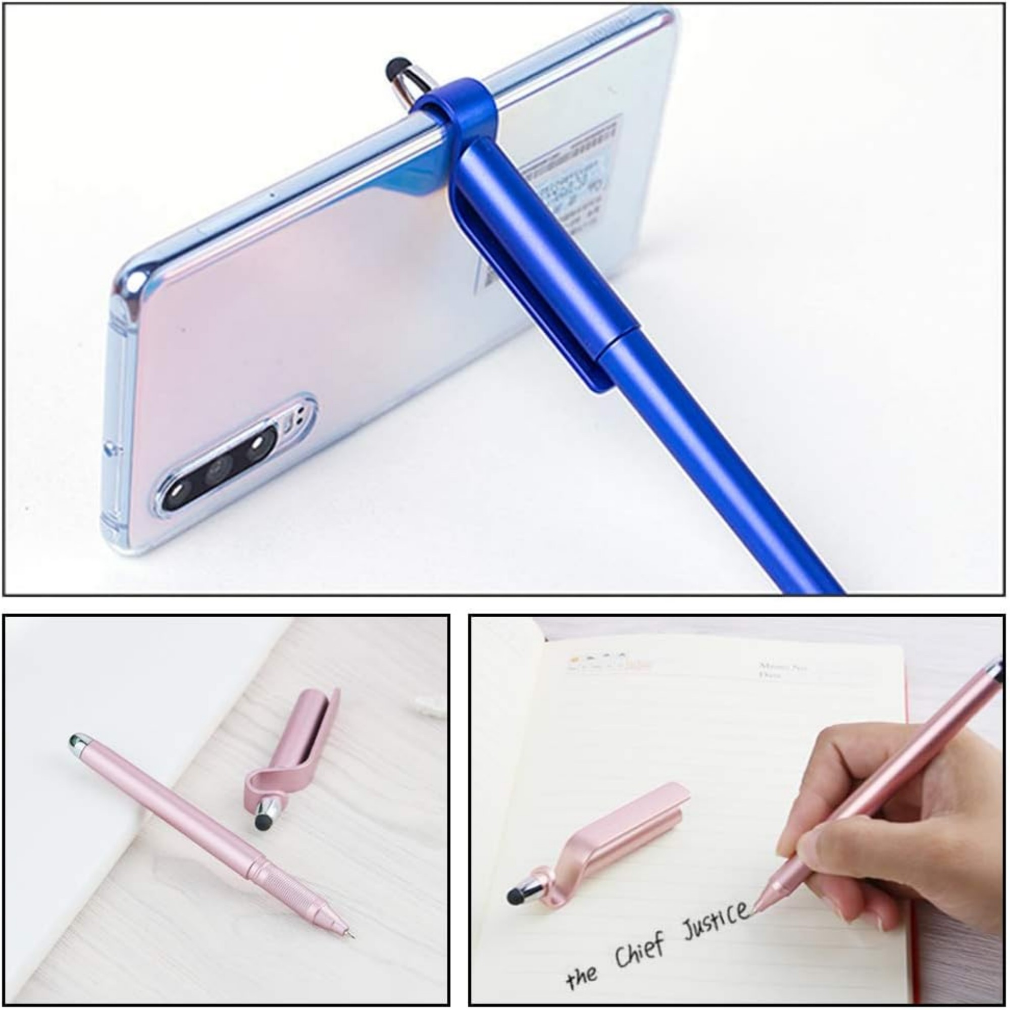 Multifunctional 3 In 1 Phone Holder Capacitive Stylus Ballpoint Pens Item No#22243 - Image 4