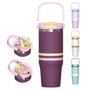 32 Oz Stainless Steel Insulated Water Bottle With 2-In-1 Lid Item No#22332