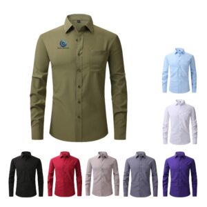 Man'S Long Sleeve Dress Shirt Item No#22352