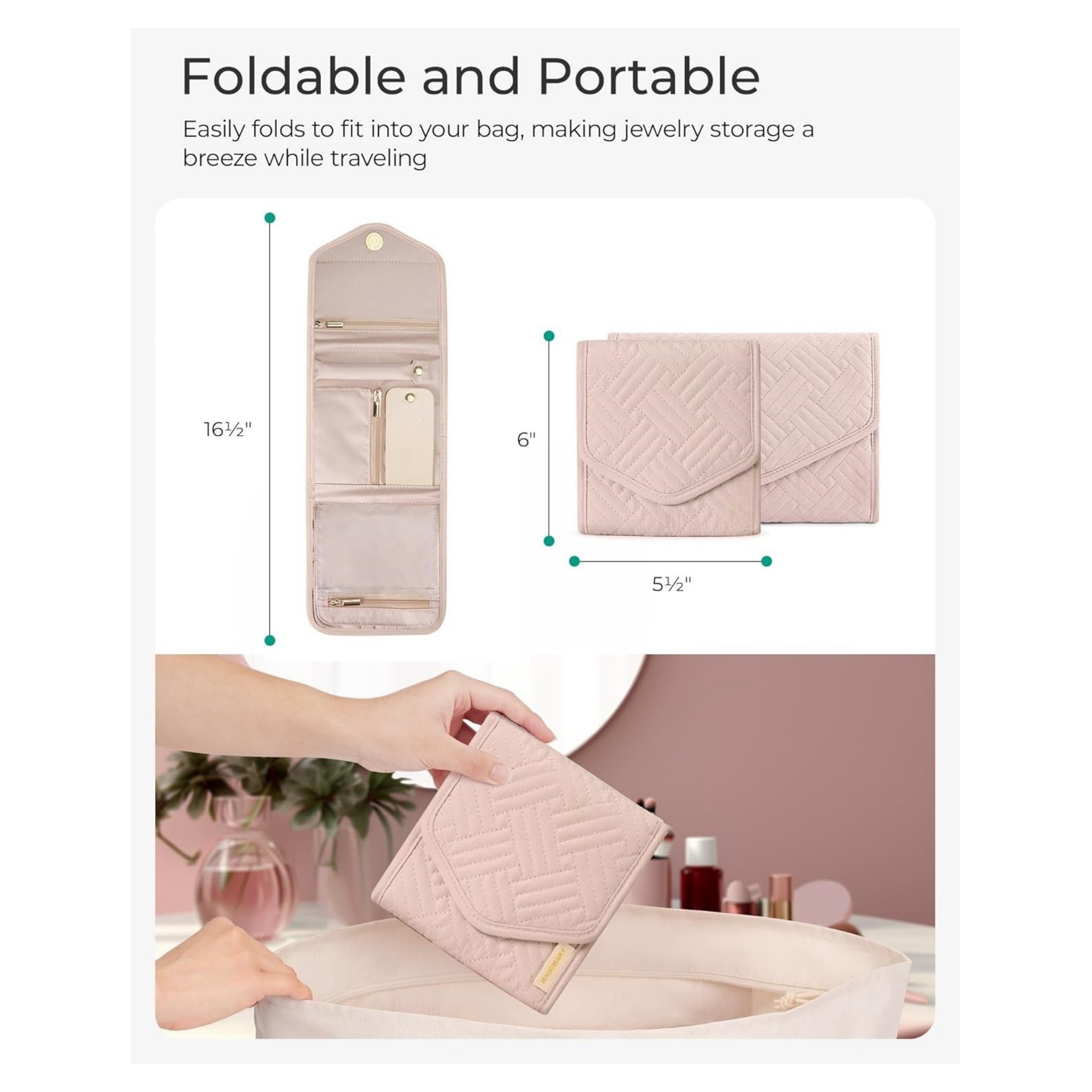 Travel Jewelry Organizer Item No#22402 - Image 3