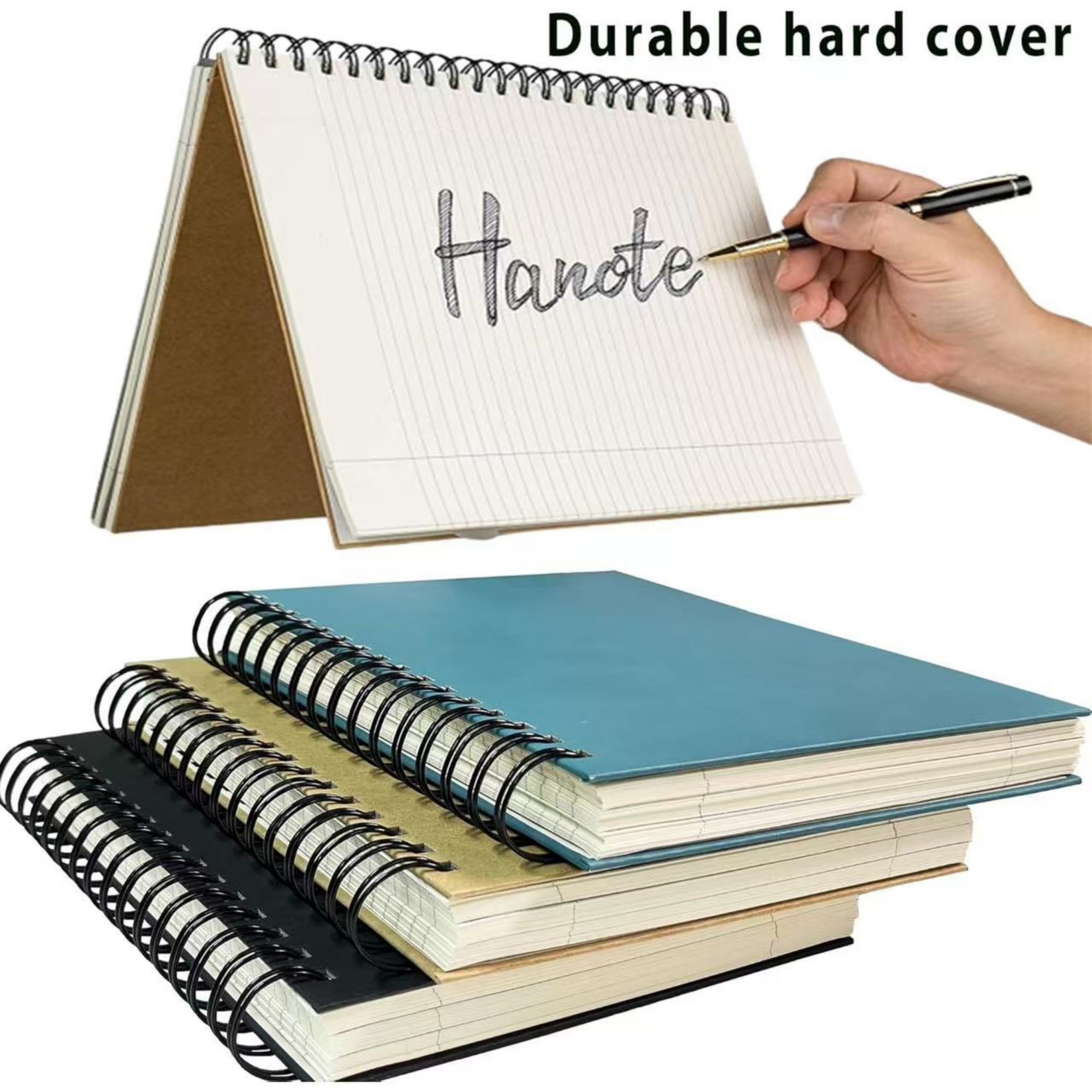 A5 120 Sheets Spiral Ruled Journal Wth Hard Cover Item No#22434 - Image 5