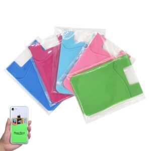 Silicone Card Sleeve For Cell Phone Item No#21664