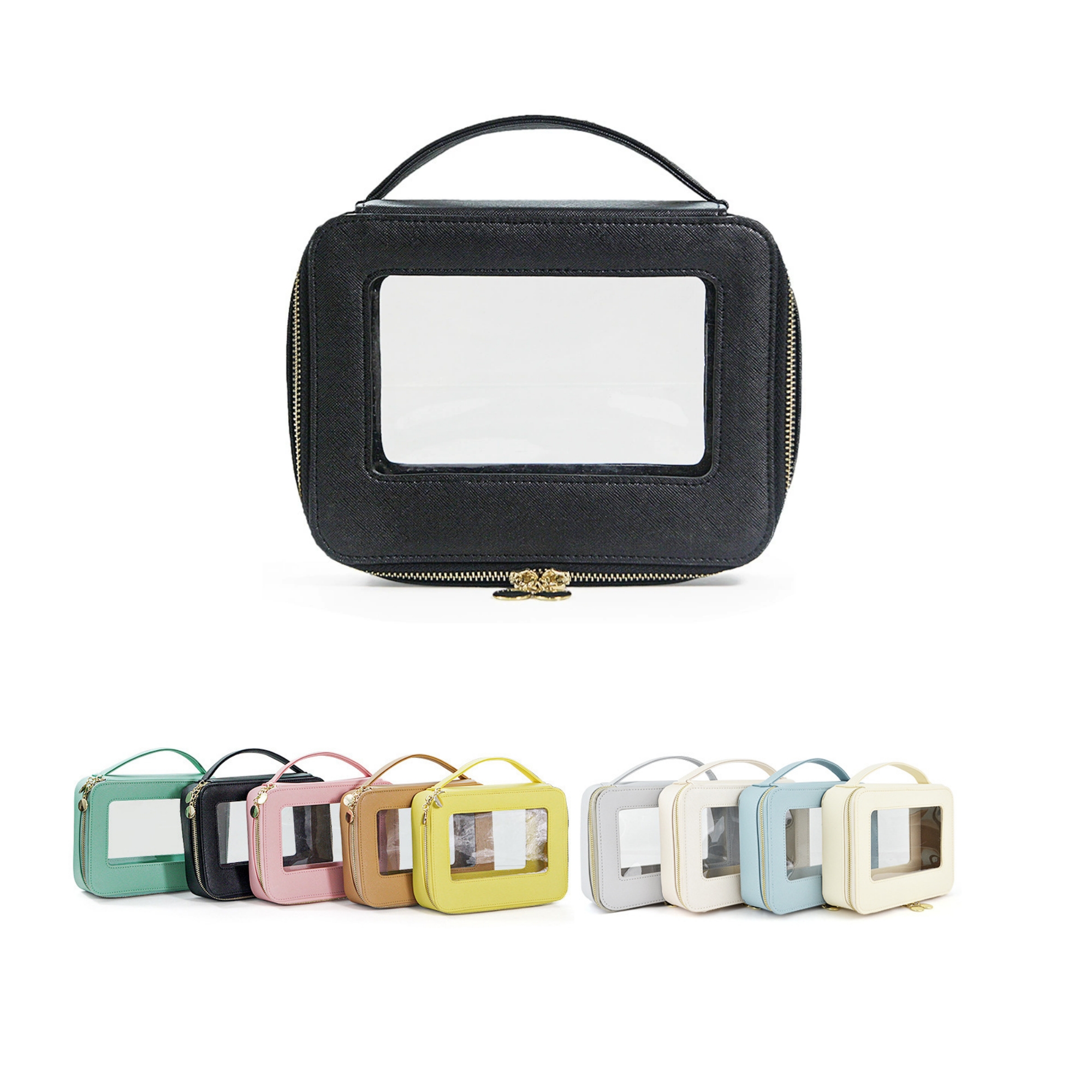 Transparent Toiletry Bag With Zipper Item No#21669 - Image 2