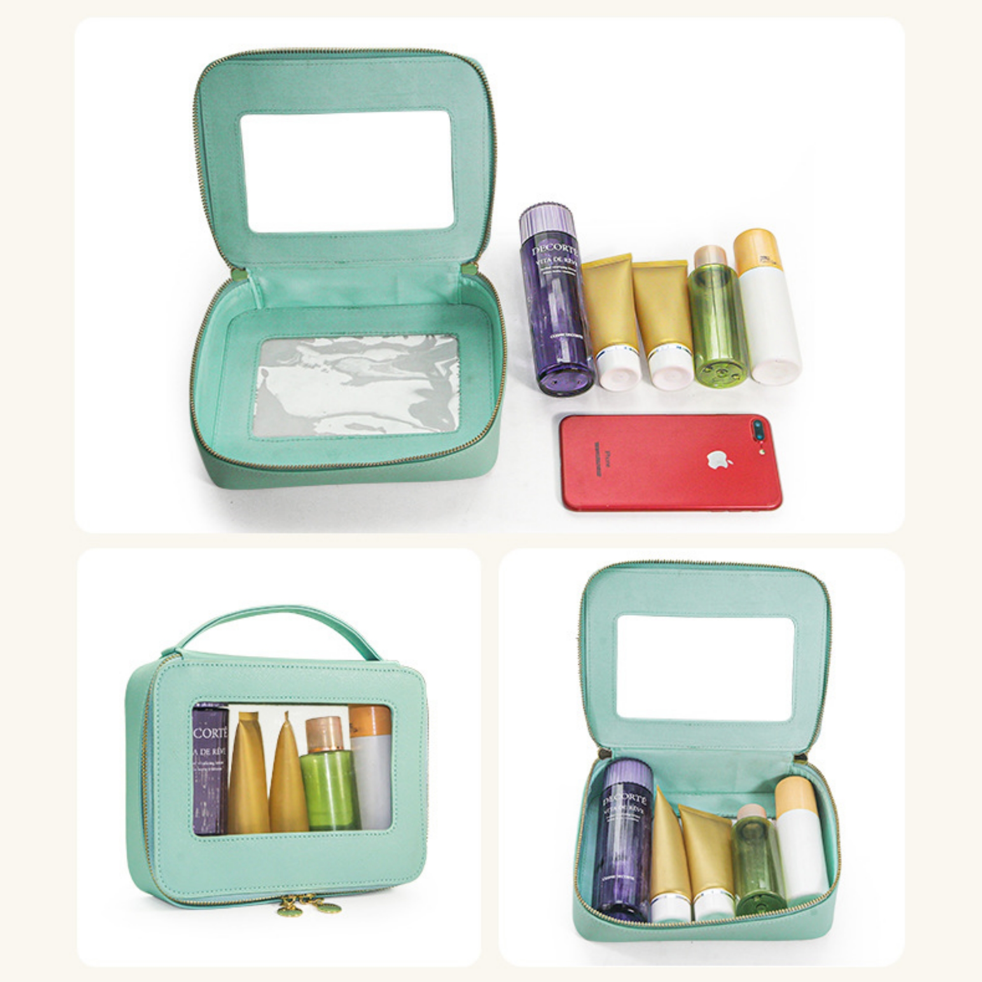 Transparent Toiletry Bag With Zipper Item No#21669 - Image 5