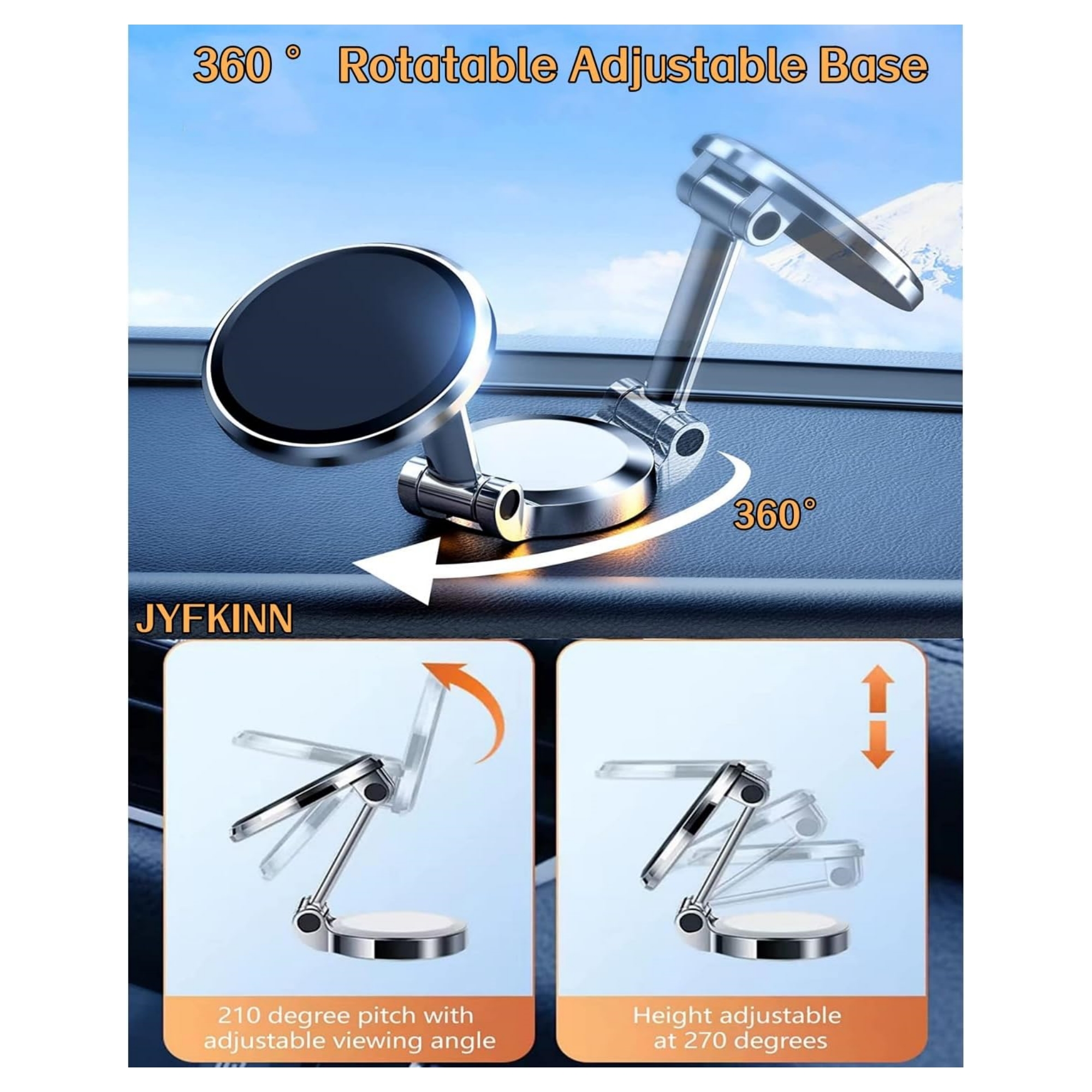 Magnetic Phone Holder For Car Item No#21674 - Image 3